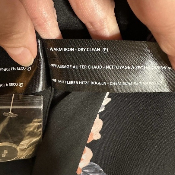 Keepsake Blazer Women Sz 10 Atomic Floral Belted Feminine Academia Spring - Picture 16 of 16